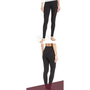 NEW Zella Mesh Stripe High Waisted Leggings in Black - Size S #NA348